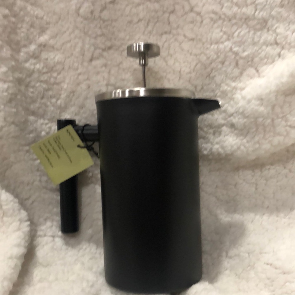 Black French Press Coffee Maker